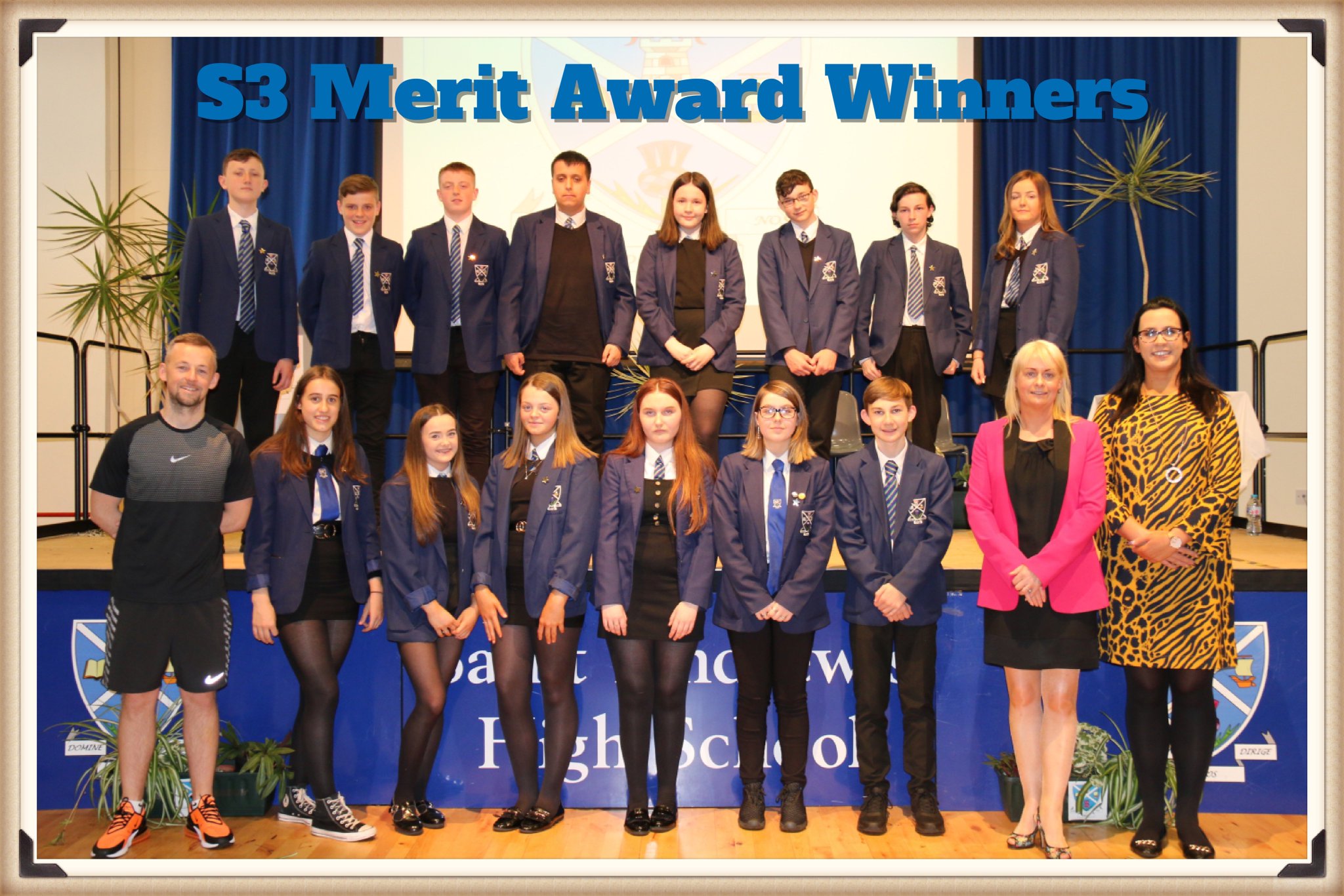 St Andrew's High on Twitter "Congratulations to all our S3 Gold