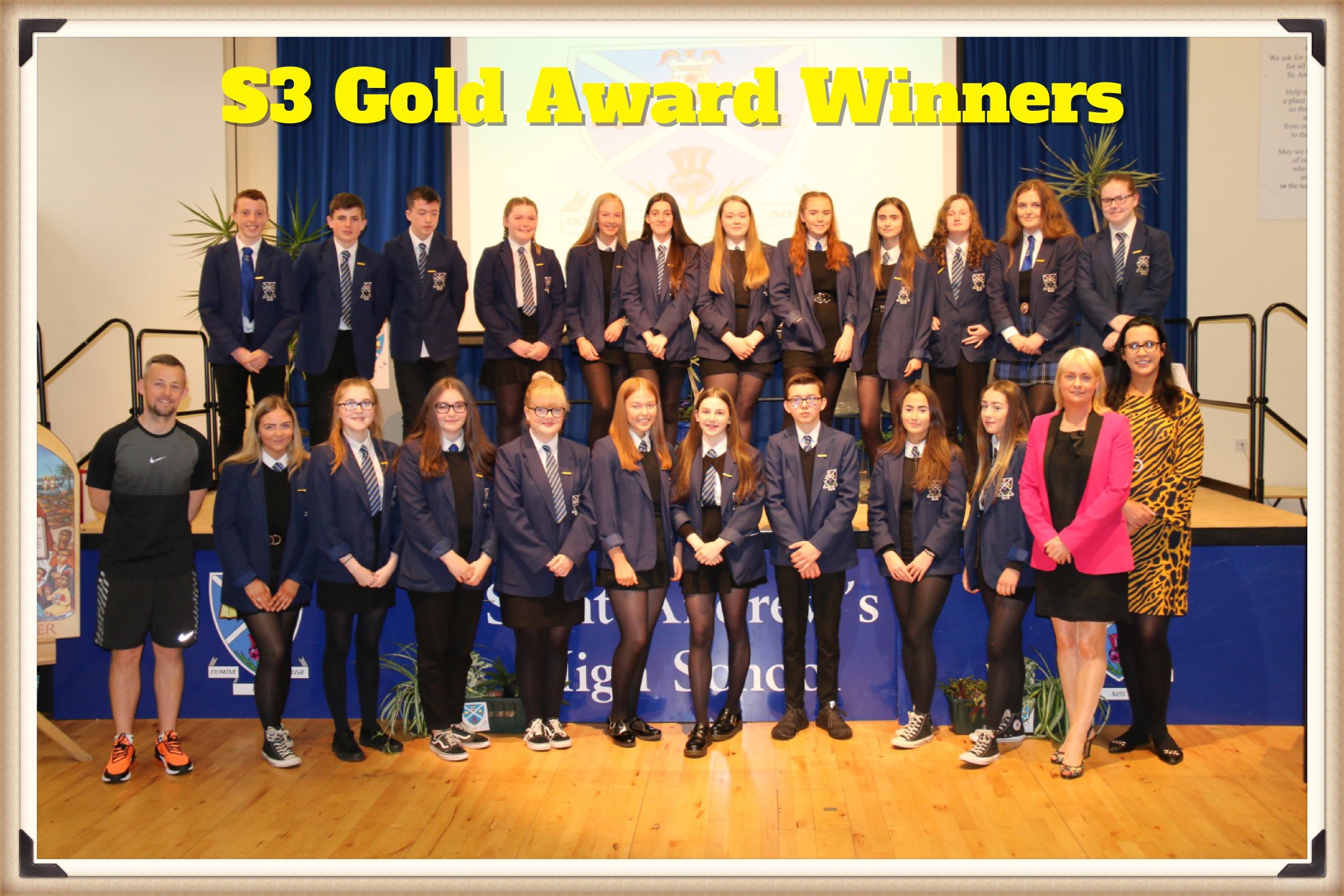 St Andrew's High on Twitter "Congratulations to all our S3 Gold