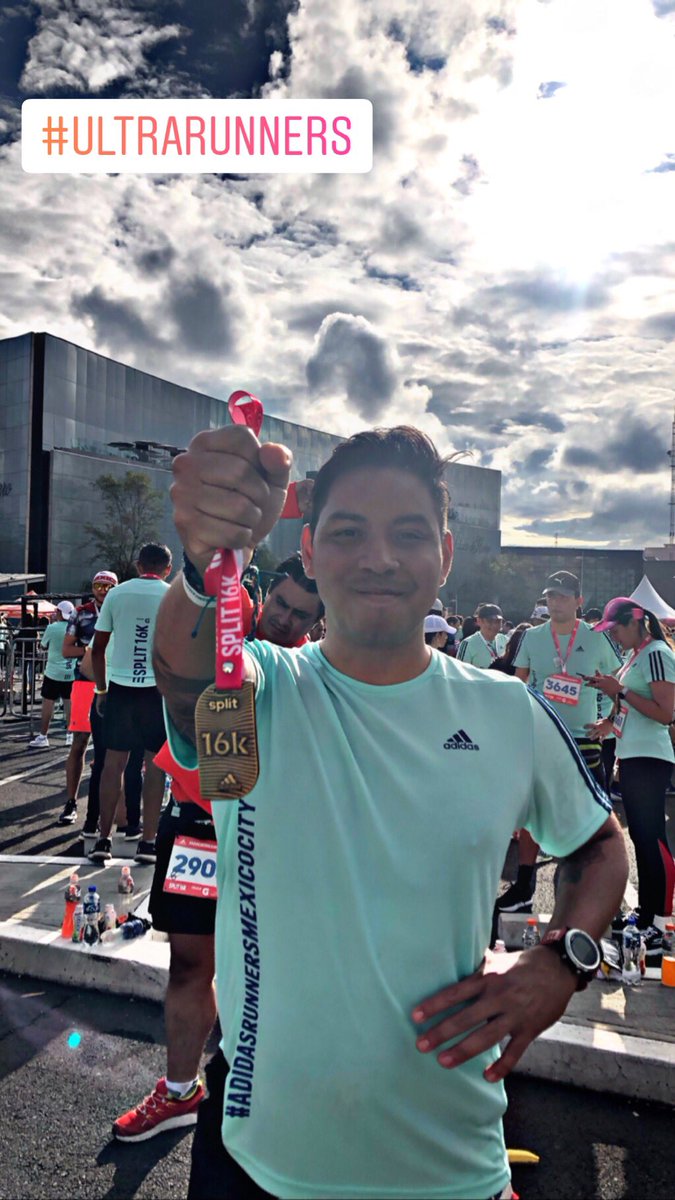 PacoCarrizales's tweet photo. Cada vez más fuerte! 👊🏾🏃🏾‍♂️🥇 #ULTRARUNNERS
#SPLIT16K
#adidasrunning #totalrunningmx #totalrunningteam #AdidasRunnersMexicoCity https://t.co/zrmDDijzTF