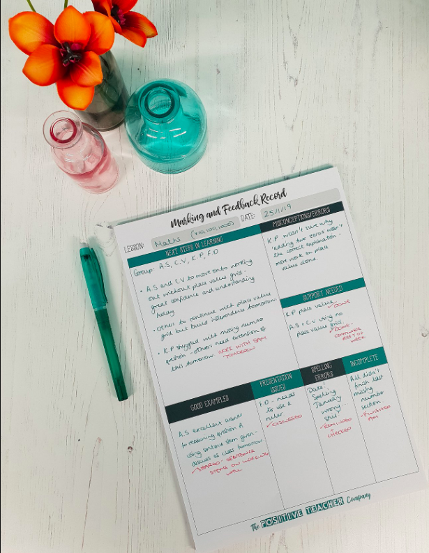 TPositiveTC's tweet photo. One of our most popular items... Save time with marking and assessment. Tear off pads: https://t.co/pzlmU1rHdQ #PurposefulFeedback #ProudTeacher #OrganisedTeacher https://t.co/OXwPlPwta7