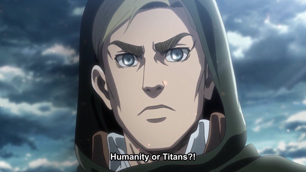 PilarBL612's tweet photo. #MaridoVirtual No. 38: Erwin Smith, de Attack on Titan. Erwin, eres un soñador. Y eres grande, muy grande. Te seguiré hasta donde te lleven tus sueños. Sasageyo!!! ⚔️✊ https://t.co/c9s0TxLmJN