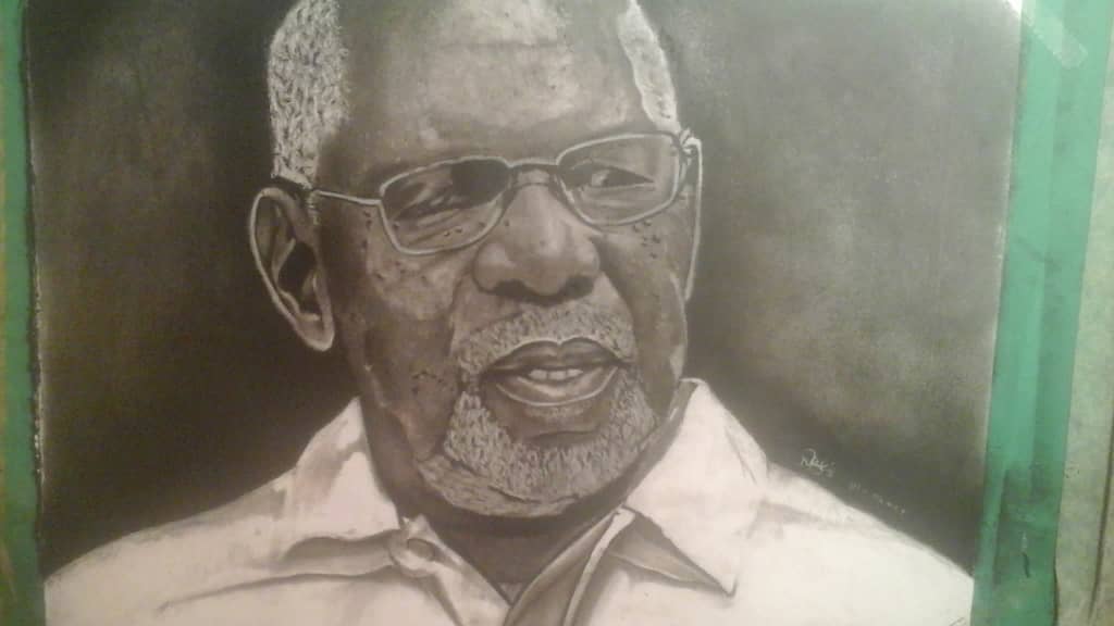 RaisedonB's tweet photo. This is Ngqabutho Khumalo, a form 4 pupil at Gwanda High, Matabeleland South. He says all he wants is to be a professional artists. We want to get to do a solo exhibition once he writes his O' level exams. RT and let's make the works know him. https://t.co/K94cp1NJC8