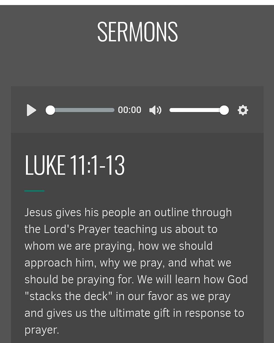 Our first sermon from our series on prayer is now live! Give a listen and share with your friends. If you live in or near greater New Orleans please join us next Sunday! wearewestbank.com/media