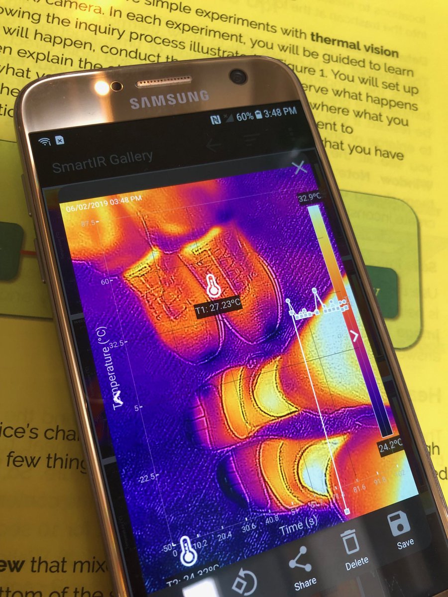 stepho9205's tweet photo. Thermal imaging. Science happening!  ⁦@ShivaliF⁩ ⁦@skhsmkutcher⁩ ⁦@ChipPhD⁩ #umatteratsk https://t.co/IzgTGXvB1y