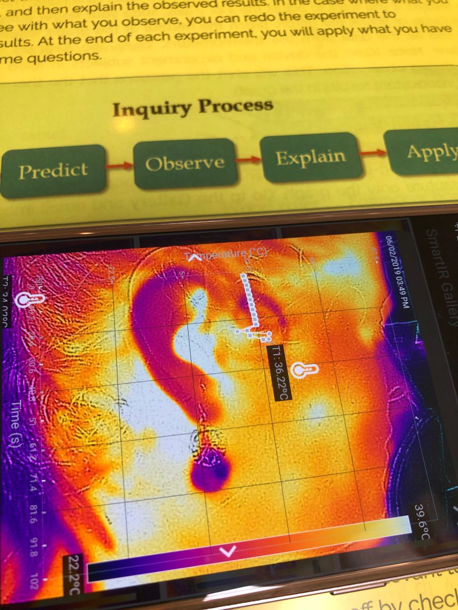 stepho9205's tweet photo. Thermal imaging. Science happening!  ⁦@ShivaliF⁩ ⁦@skhsmkutcher⁩ ⁦@ChipPhD⁩ #umatteratsk https://t.co/IzgTGXvB1y