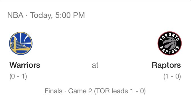 Game 2 of the #NBA Finals today at 5, come watch at #buckleyspubs!