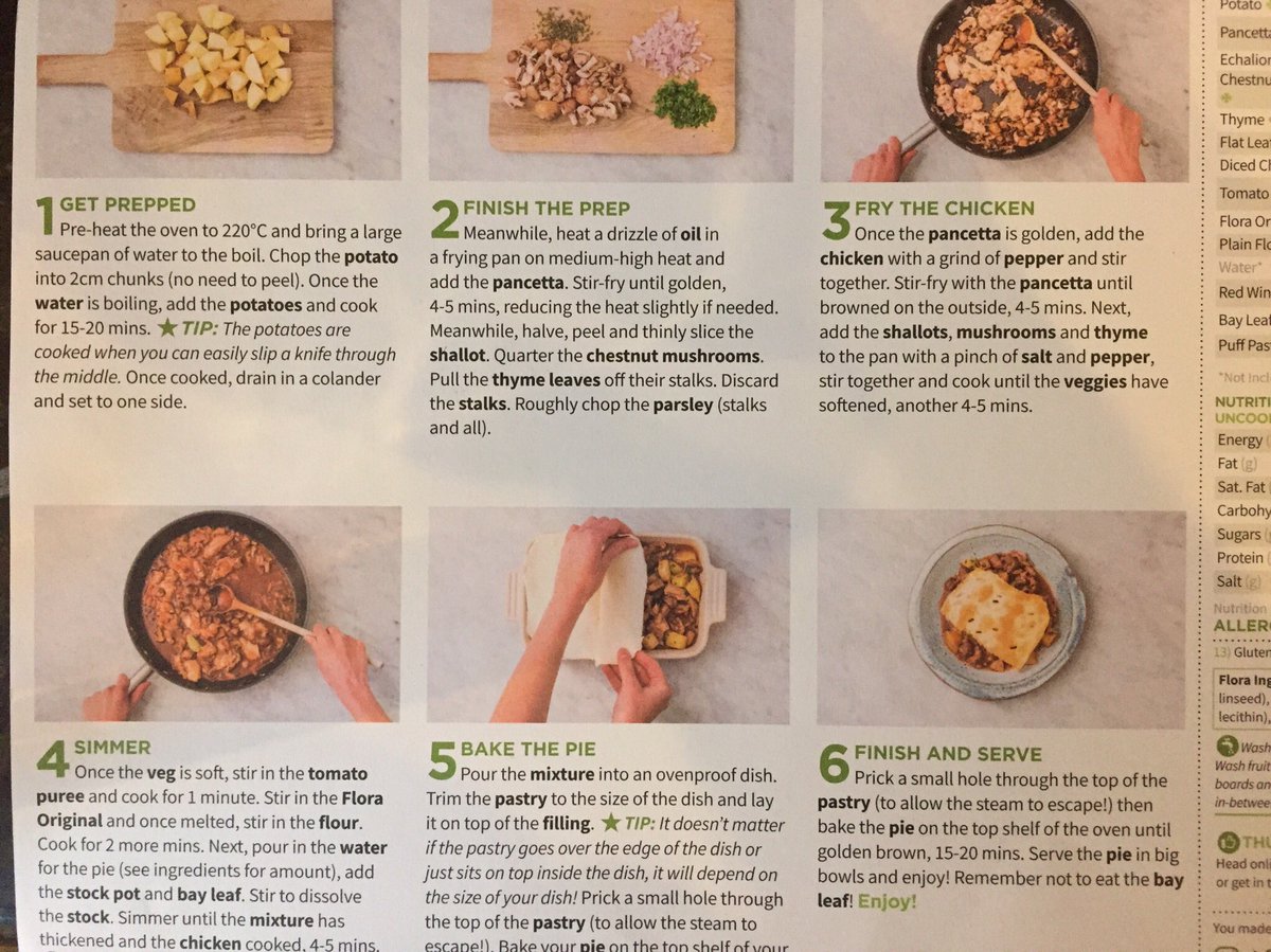 Terminalpunk's tweet image. Holla @HelloFreshUK. This weeks Coq Au Vin Style Pie - what am I doing with the potatoes and parsley. The recipe doesn’t mention them after step 1. Says I need a masher but the pics look like the potato is in with the mix? Smells delish either way.