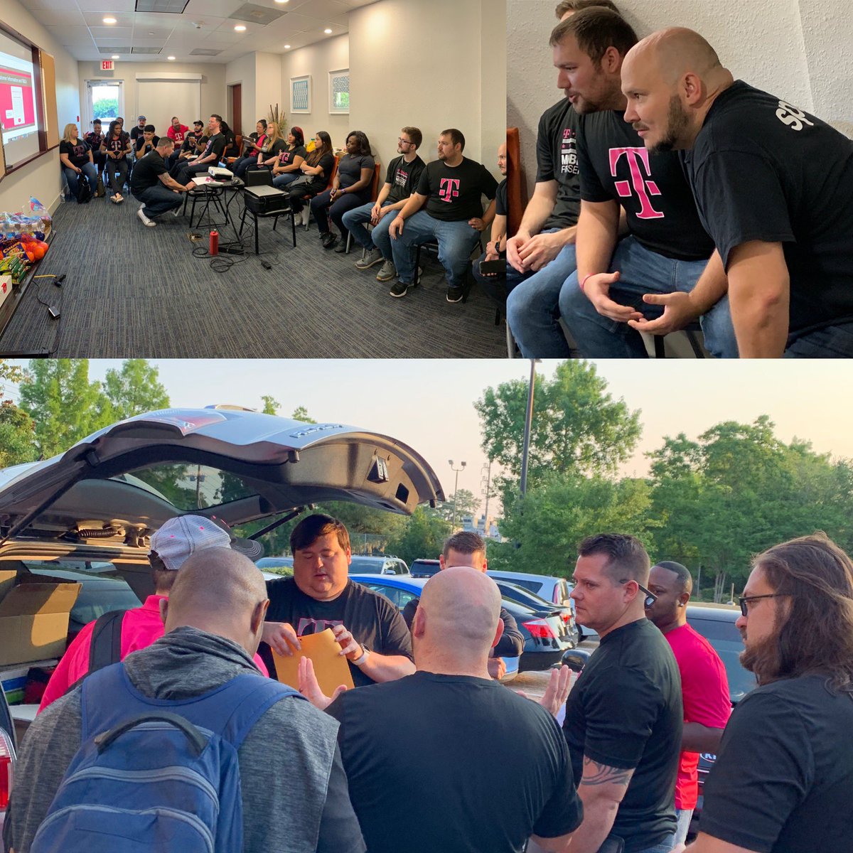 OmarMJones's tweet photo. “It’s all about the Culture” When we deploy... its all hands on deck... “We are Spark Strong 💪🏾” #Impact&amp;Influence #Leadership #Teamwork #OneTeam #WelcomeToTheFamilySavannah6 #TMO #SparkWireless #NorthRegion https://t.co/Nlhoy1UmaV