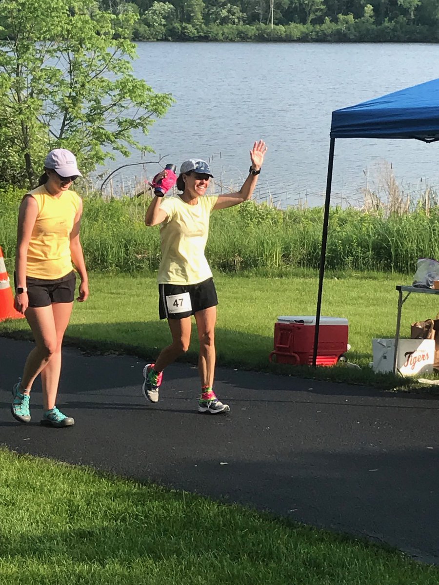 stephwernerruns's tweet photo. I may not do stairs normally for the next couple of days but I don’t care! Ran 100 miles at Fans 24 hour ultra! You’re stronger than you think you are. https://t.co/kGKOyECUmS