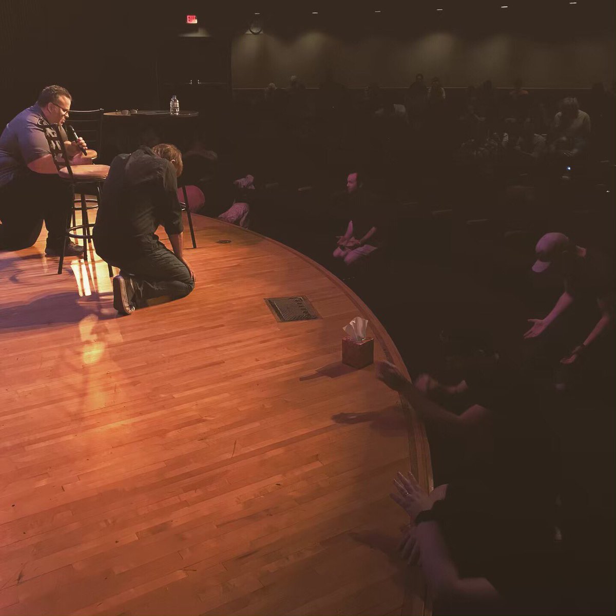 themergecc's tweet photo. “Time to take our boots off the ground and put our knees on the ground. We’re trusting God to lead us to the perfect building in the perfect location at the perfect time!” -@allenshuh #themergecc #mergefamily https://t.co/iVJV58AgEK