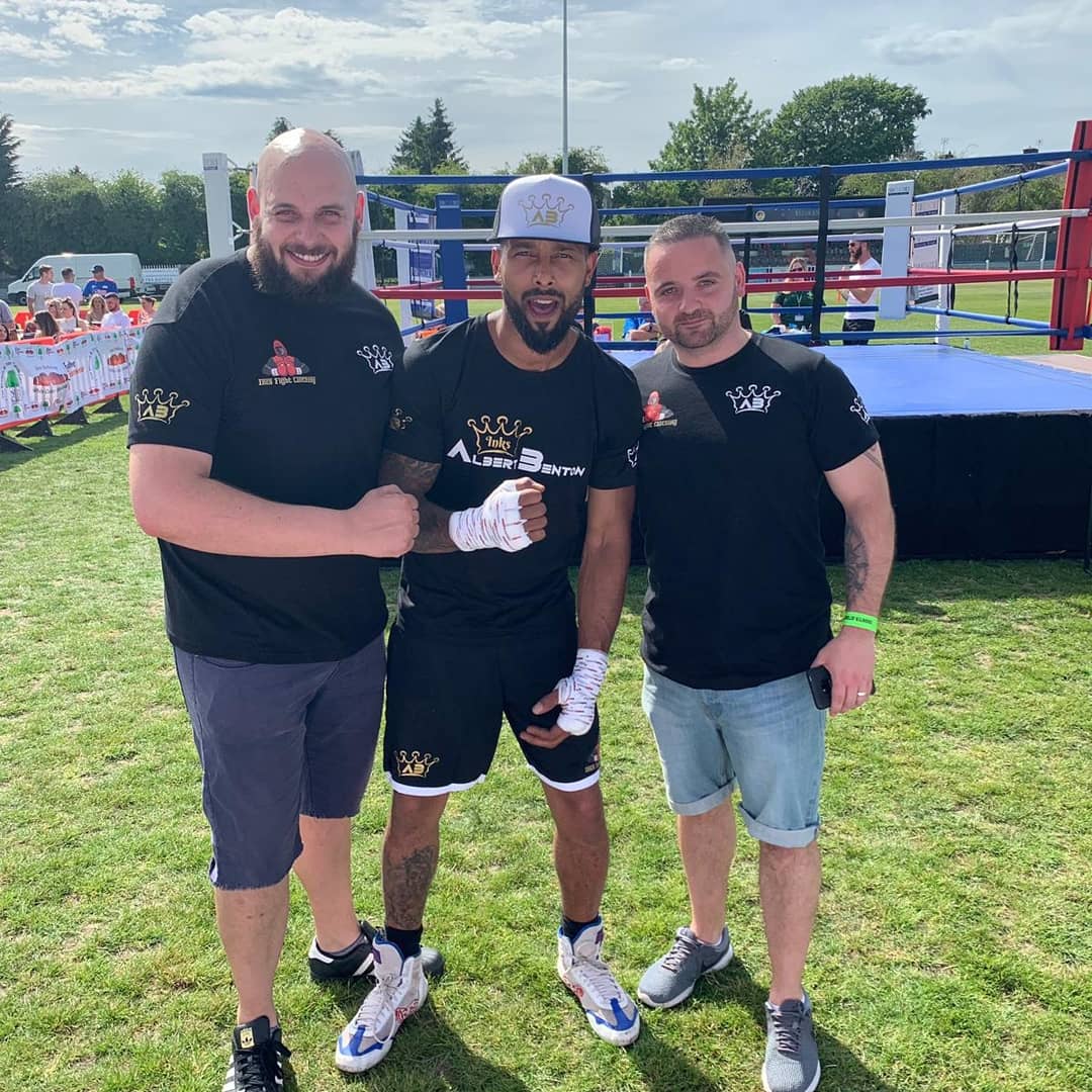 InksLtd's tweet photo. Massive congratulations to our sponsored fighter @Albert Benton on his West Berks White Collar Boxing event at Hungerford Town F.C.
#inksfightclothing #clothing #promotion
#promotionalfightclothing https://t.co/Gzh07lhoZC