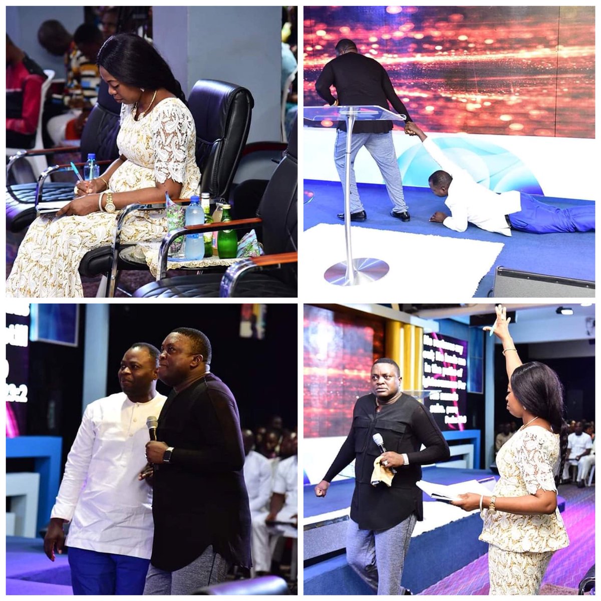 iamthemandate's tweet photo. Privileged to be ministering at. The Master's Place Int'l Church
The atmosphere was electrified.
A son can only do that which he sees his father do.
Always a privilege to be invited.
Thank you Rev. @KoredeKomaiya for bringing me again. I feel so honored. #AllRoundBlessing https://t.co/1xm7WpW2U3