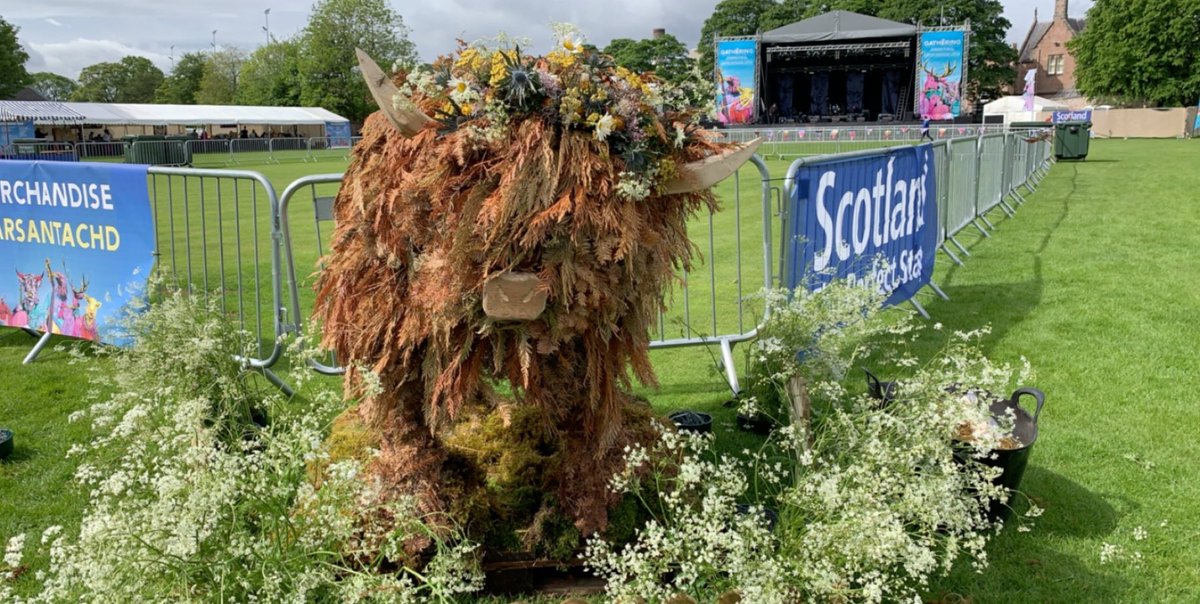 wildgorse's tweet photo. Lovely day at @TheGatheringSco yesterday... thank you to to all who came and said hello, bought a flower crown or got photos with our botanical beastie... https://t.co/wIWafBzSqy