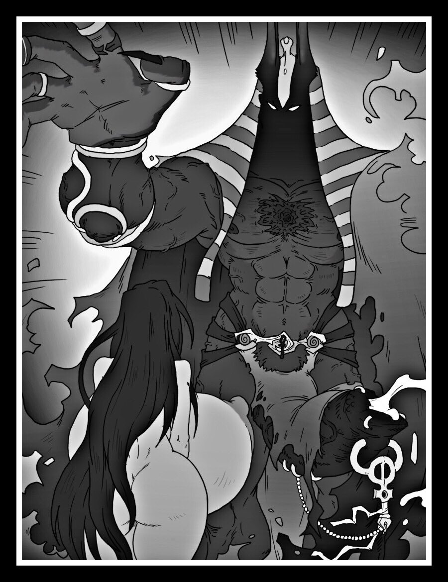 DeathlyDeity11's tweet photo. ┏━━━✦❘༻☥༺❘✦━━━┓
                       ᎪᏁubᎥs 
                ᎶᎾᎠ Ꮎf ᎠᎬᎪᏆh
┗━━━✦❘༻☥༺❘✦━━━┛

☥ Egyptian Deity RP Account 
☥ #LewdRP #HentaiRP #MVRP 
☥ Happily Married, in search of Concubines
☥ More Info Bellow Pin. 

Like &amp; RT please! https://t.co/a6KZcvcK1j