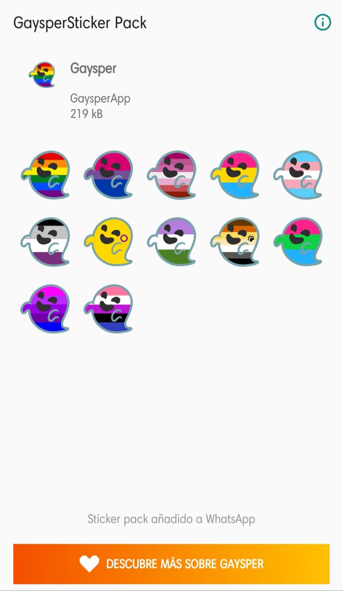 gaysperapp's tweet photo. Happy pride month!
#Gaysper #Stickers
https://t.co/1OUW9MwCeU
#LGBTQtogether  #LGBTQ https://t.co/gop8JHy1ED