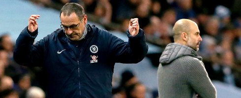 footballitalia's tweet photo. It’s reported the #Juventus social media team are preparing two video packages, one for Maurizio Sarri and the other Pep Guardiola https://t.co/zbuF3VYkuI #CFC #MCFC #SerieA https://t.co/DgH7CHXxCs