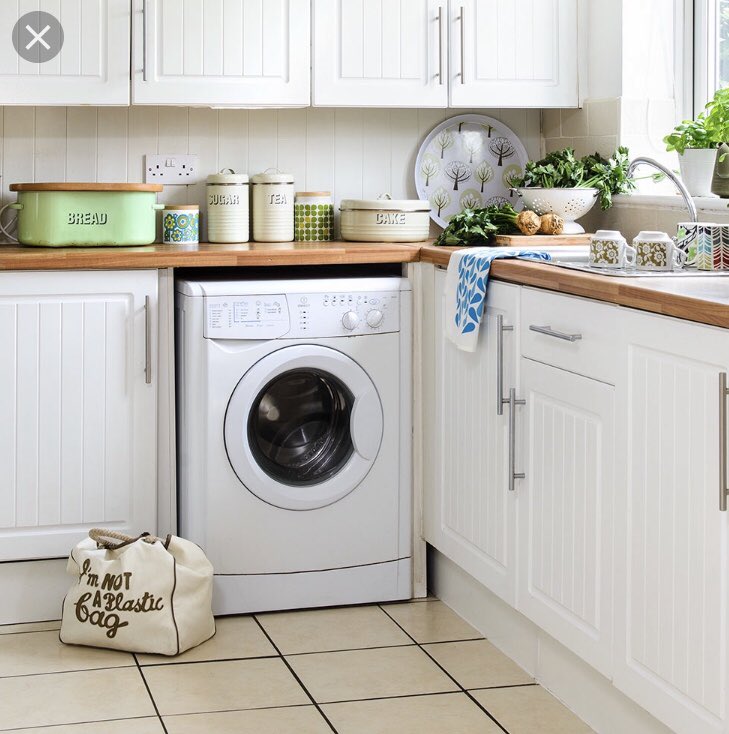 excellgas's tweet photo. Where does the washing machine belong? A Kitchen or B Bathroom #washingmachine #plumbing #bathroom #kitchen #debate #aorb https://t.co/EuHf4bbi3h