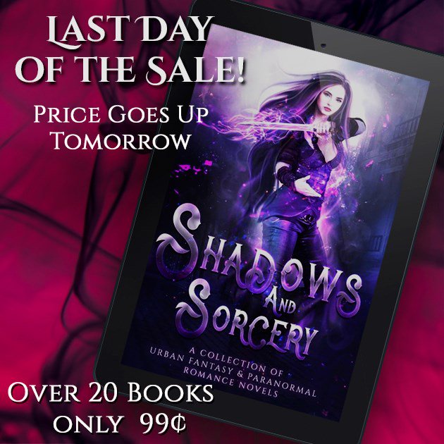 AuthorSamBritt's tweet photo. 🔥 TIME'S ALMOST UP!🔥

The 99¢ sale of #ShadowsandSorcery ends AT MIDNIGHT! Get your copy now! https://t.co/fvKbV0HTYk

#ebookdeals #sundayfunday #amreading #paranormalromance #iartg #sexyreads #mustread #availablenow #authorcrosspromo #bookpromo #magicreads https://t.co/Hs8YdRwnjr