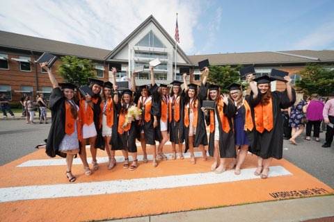 UxbHSPrincipal's tweet photo. A great day for @Uxbridge2019 graduation. Got through without dusting up - a special group of Spartans! @DrFrankTiano #spartanpride @UHS_Spartans https://t.co/zswerJSIRP
