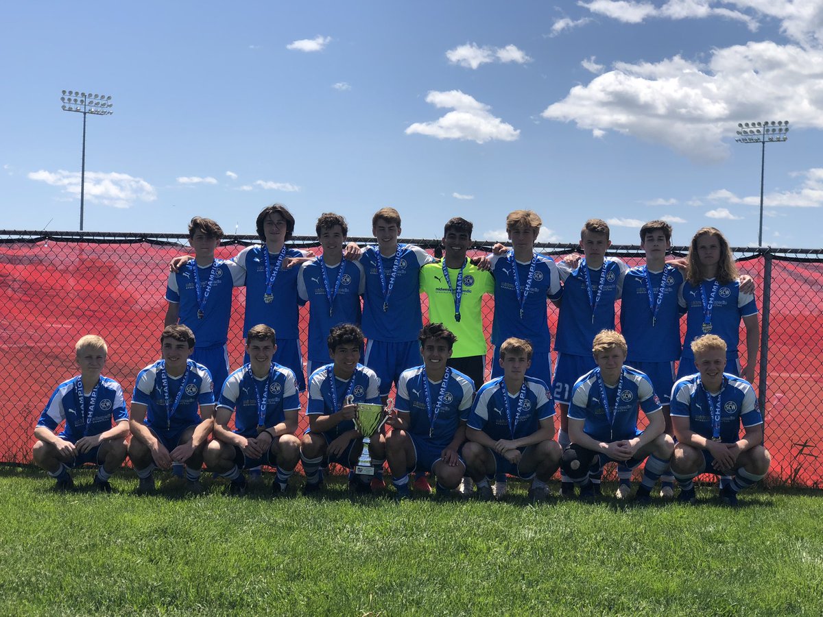 SCW_02_Blue's tweet photo. State champs! The boys won 3-0 in the State Finals vs Madison FC. It was a great weekend for the boys. The boys now have qualified for the Region II Championships in Saginaw Michigan at the end of the month! Well done boys #notsatisfied #scwfam #highstandards https://t.co/YRJtZPIi6c