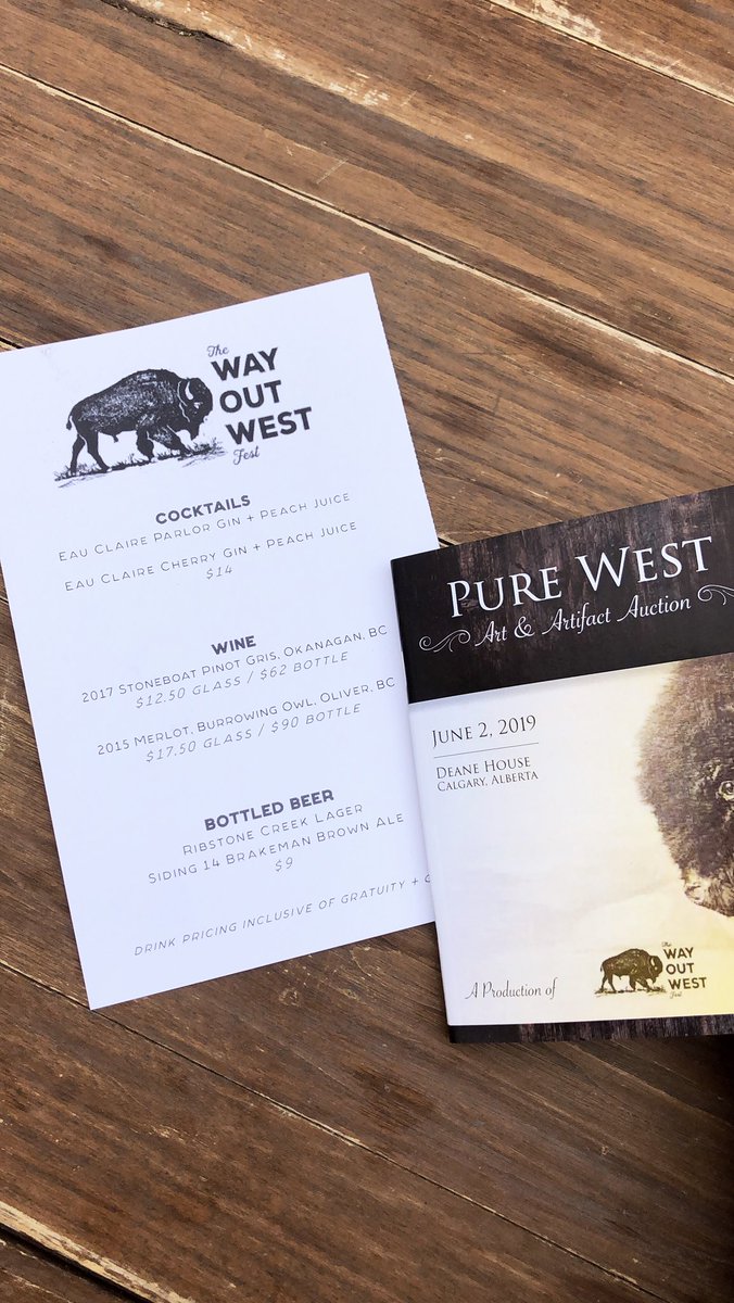 EauClaireCraft's tweet photo. Great afternoon at the #WayOutWestFest Pure West Art & Artifact Auction @deanehouseyyc! #yyc #shareeauclaire https://t.co/969ZyJnB56