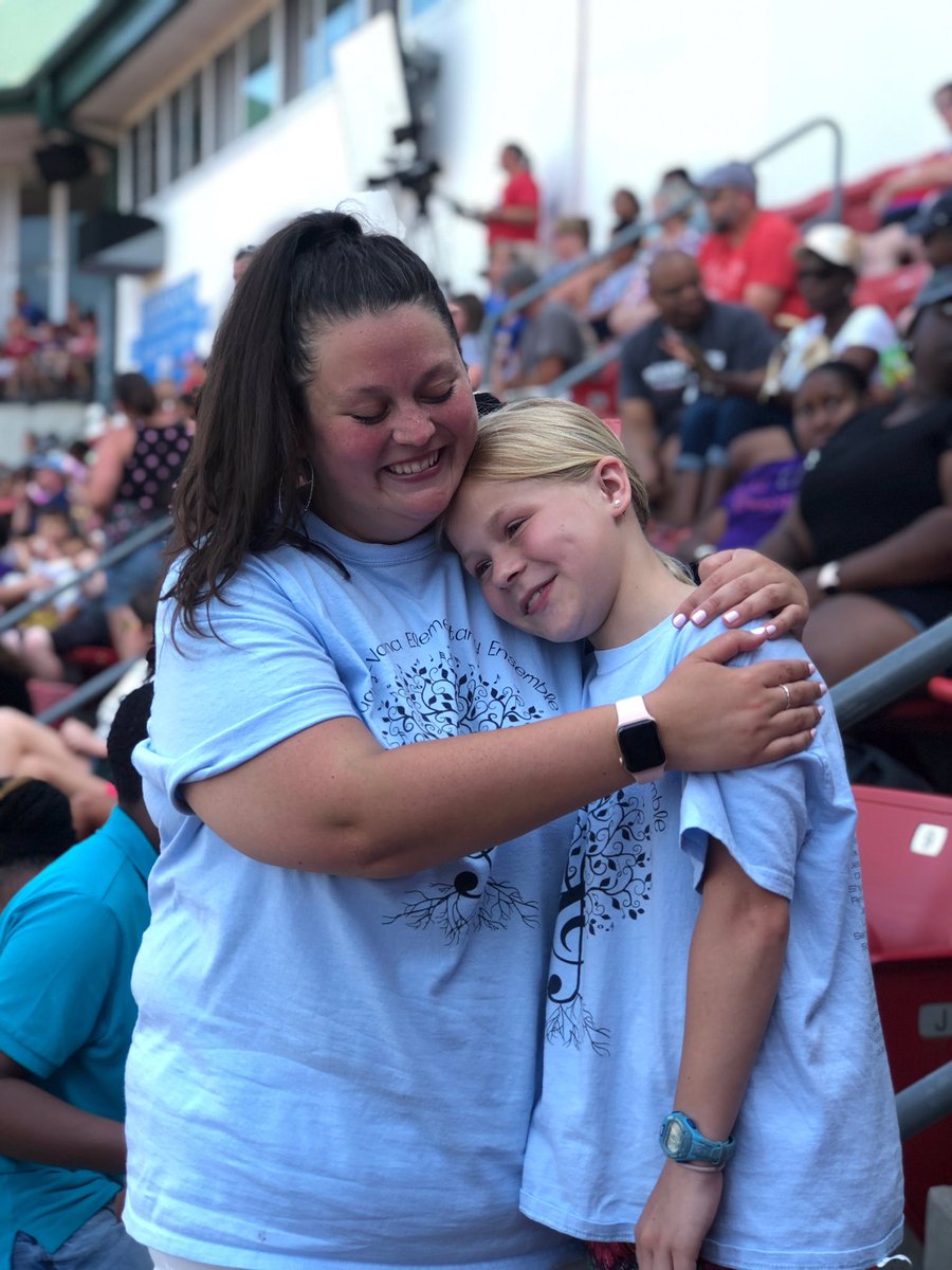 EnsembleFves's tweet photo. Picture flood from the @CarolinaMudcats game! @FuquayVarinaES  @HmjohnsonM https://t.co/NQfEWUWAVI