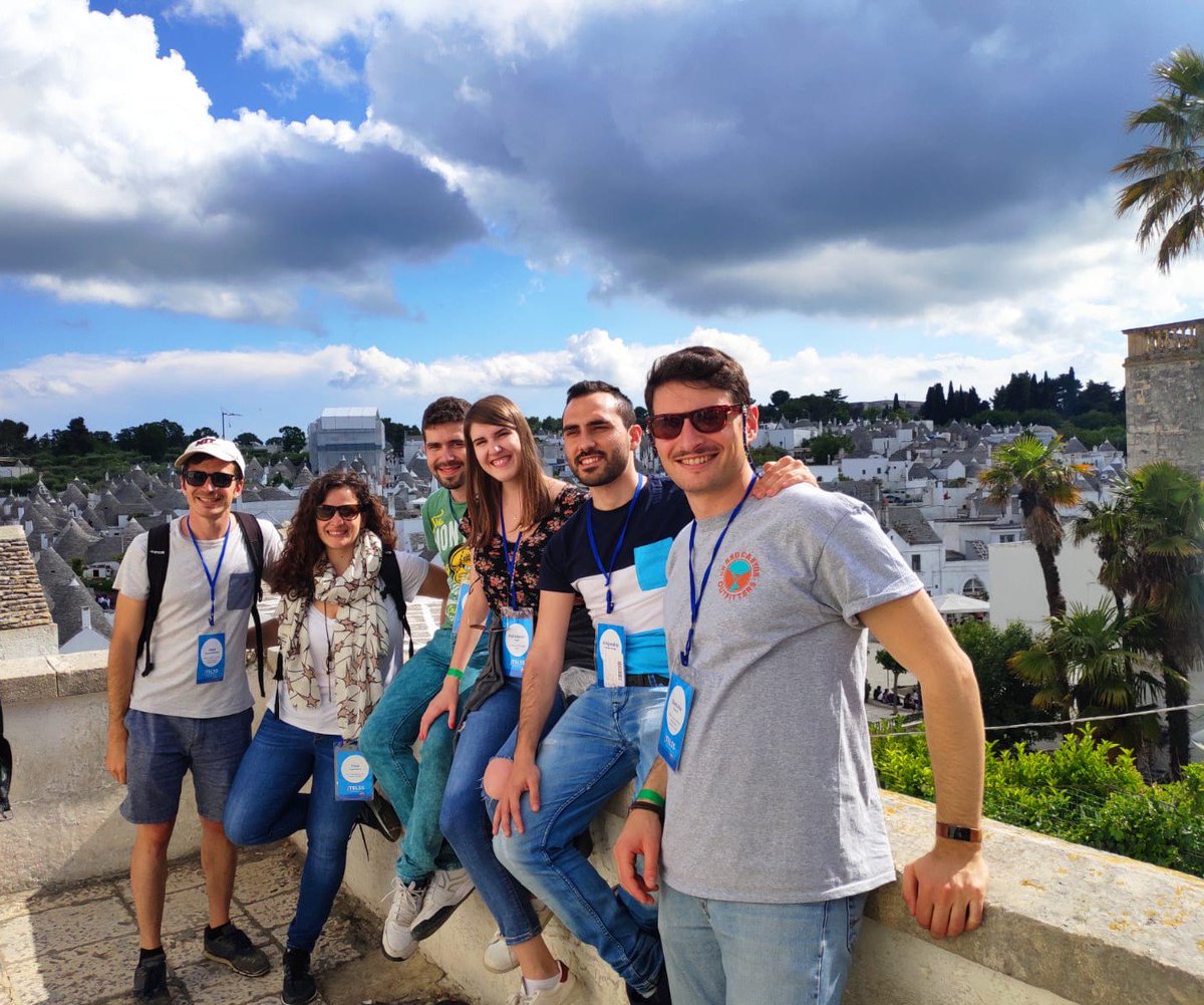 dimstudi0's tweet photo. Tired but happy after the tour through the pearls of Apulia at #jtelss19 -- Happy to share these moments with a group of beautiful people! 

#alberobello #castellana #polignano #puglia

@aktinaki @JoseARuiperez https://t.co/wlv5yiu6sf