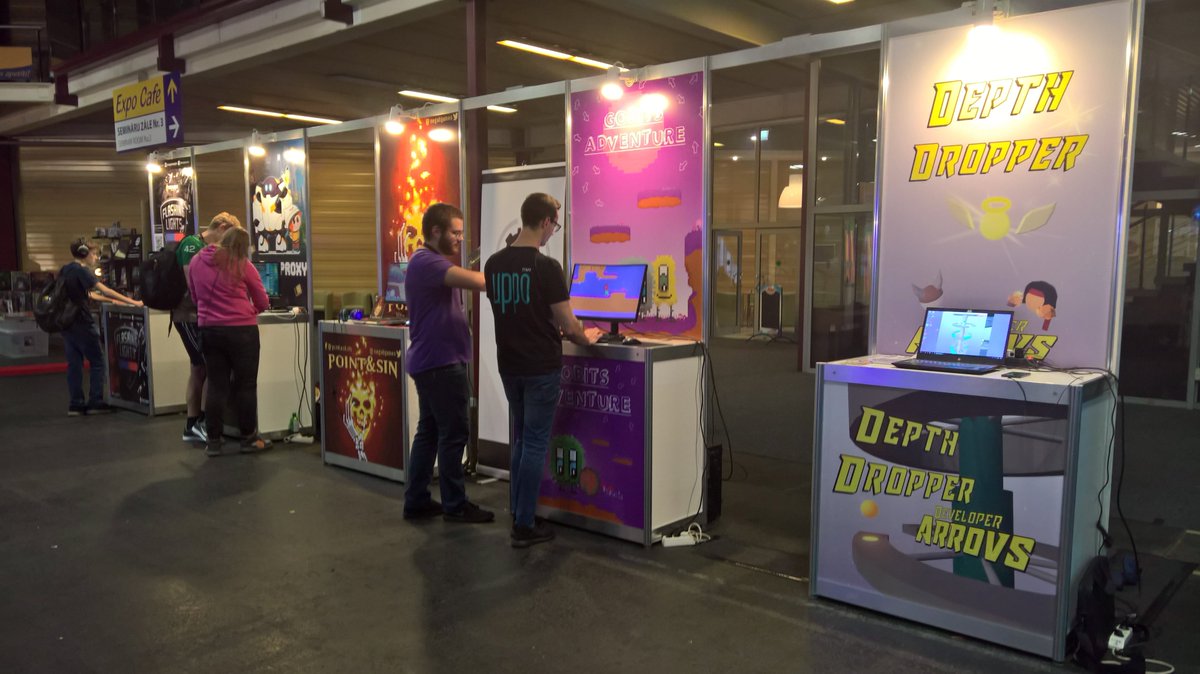 ArrovsGames's tweet photo. Dalība @HyperTownRIX Latvijas spēļu izstrādātāju stendā ar Dzīļu Bumbu ar lieliskiem kolēģiem un lieliski pavadītu laiku.
Participation @HyperTownRIX in Latvian game developer booth with Depth Dropper also great collegues and with brilliantly spent time. https://t.co/FihURdcy2W