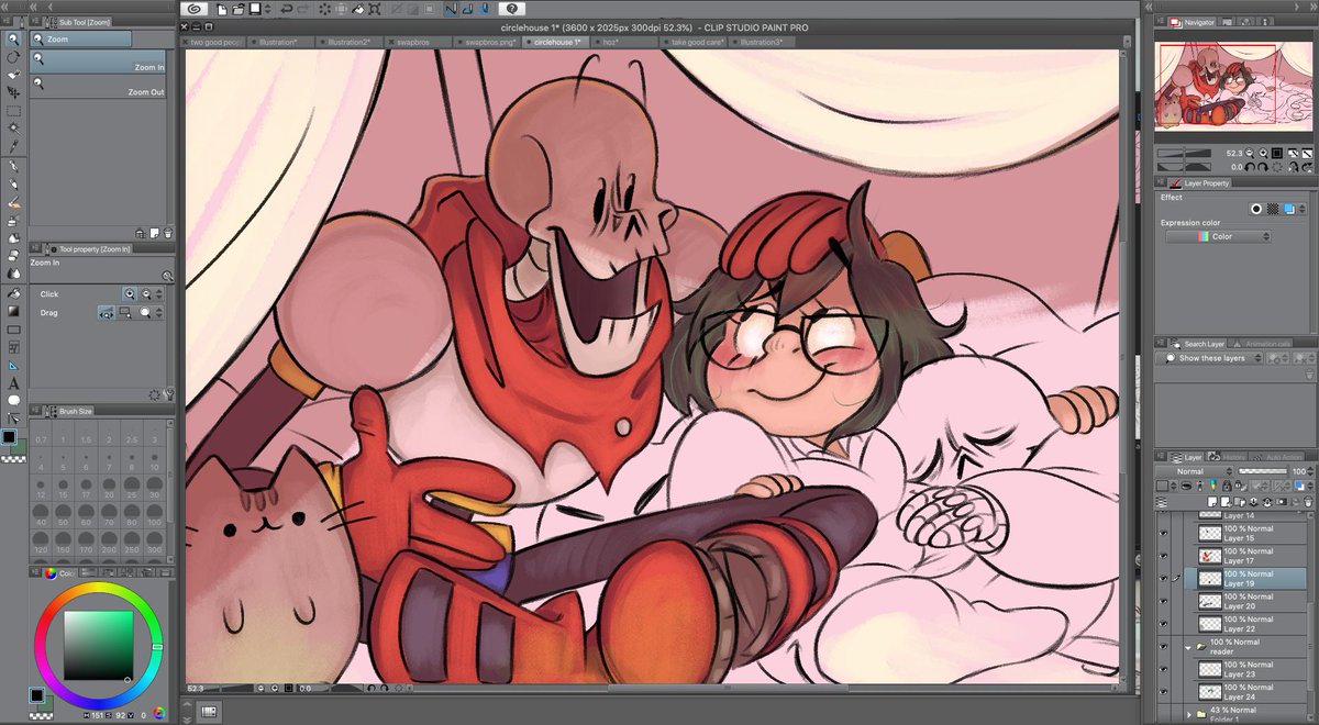 circleheadd's tweet photo. gradually picking away at this pic which i've had knocking about for weeks #wip #undertale #papyrus #reader #sans #selfinsert #papyrusxselfinsert #sansxselfinsert https://t.co/VaLJuWROVc