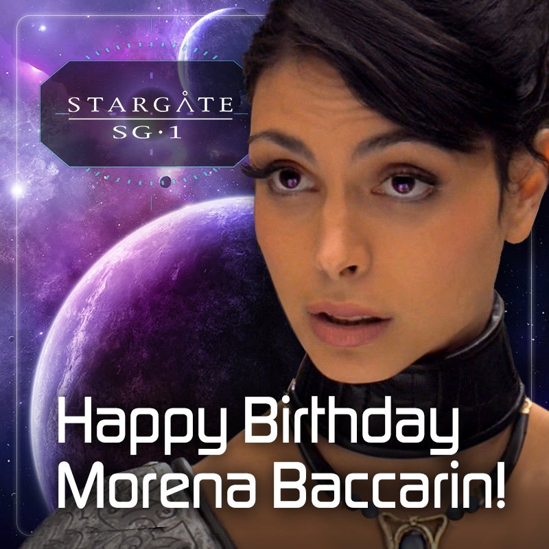 Happy Birthday, Morena Baccarin, who played the adult version of SG-1 s Adria! 