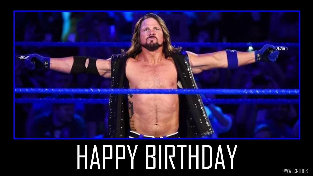 Happy 42nd Birthday to AJ Styles! 