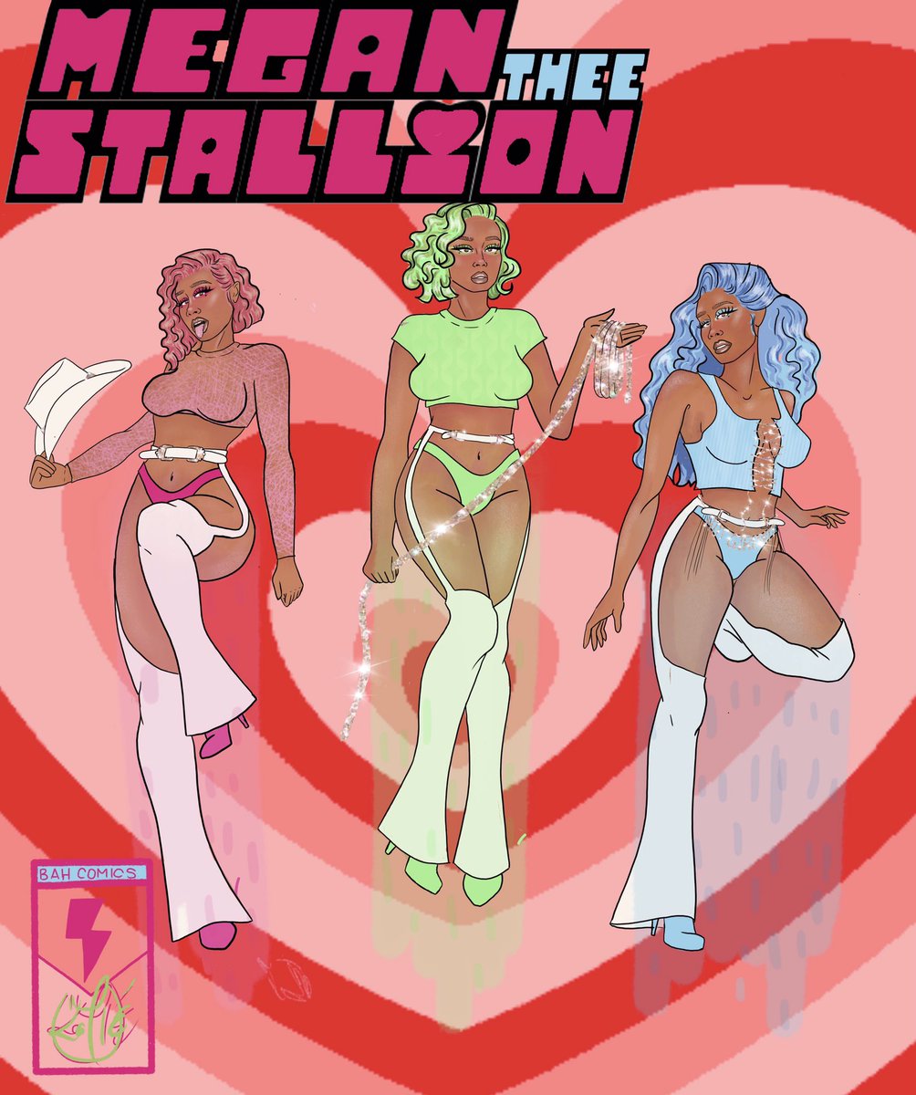 TheBasicArtHoe's tweet photo. Hawt Girl Meg - The Power Puff Girls could never 

I had so much fun making this. We love @theestallion https://t.co/8vGjZZT1n1