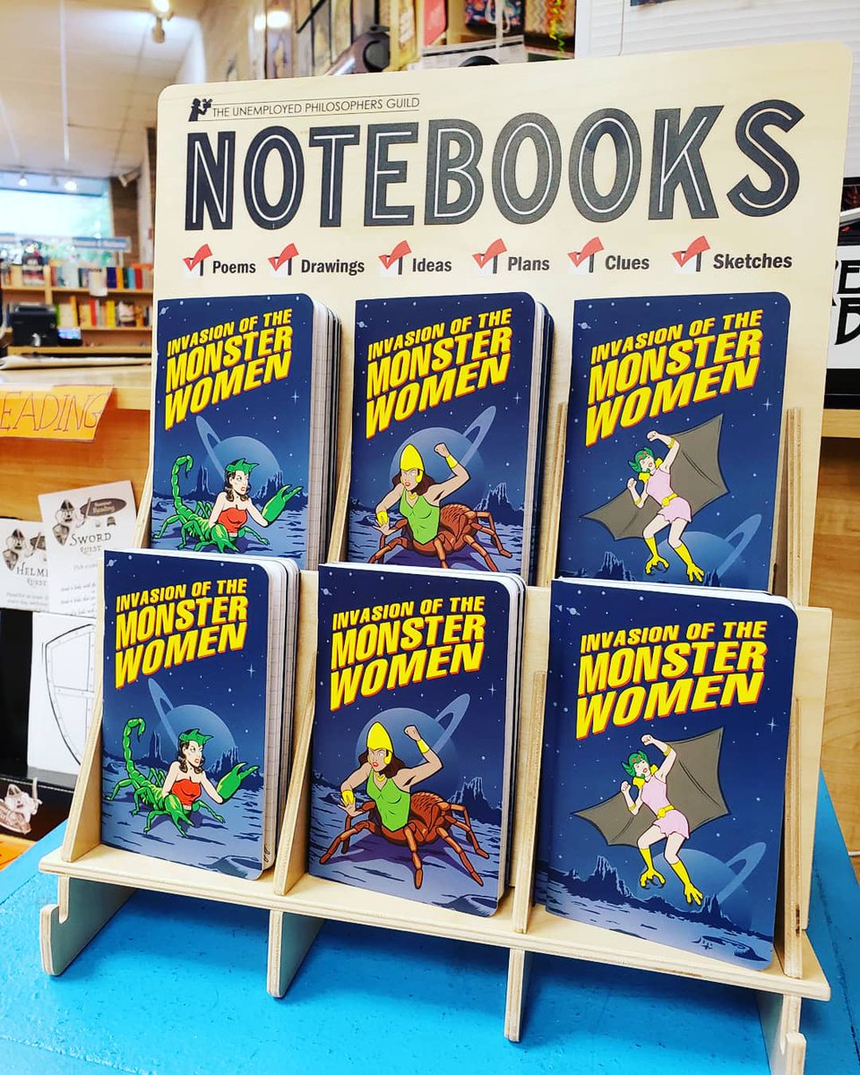 rdbooks's tweet image. &quot;3. Monster Women do not like being told to smile, but are happy to show their fangs.&quot; 🦇👽🙃
#monsterwomen #pocketnotebook #notebook