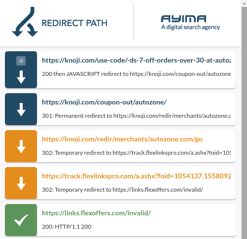 jeepsjeeps's tweet photo. @askknoji FYI "Get Code" links on your @autozone page at https://t.co/mXbiOL713B do not seem to work...I'm ending up at an error page as seen in attached screenshot (desktop, Google Chrome latest version, Ubuntu 18.04 Gnome OS)

P.S. Redirect hopscotch path also attached https://t.co/yaYutOozZs