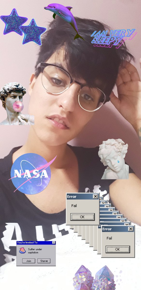 vampire_twink's tweet photo. "ela.... quer dizer.... ele"
"ai, mas você não parece homem...."
"qual é seu nome de verdade?"
"ai, mas e a sua família?"
"NOSSA nunca conheci um trans"

#ImNotInvisible 
#PrideMonth 
#Transisbeautiful https://t.co/482543swLl