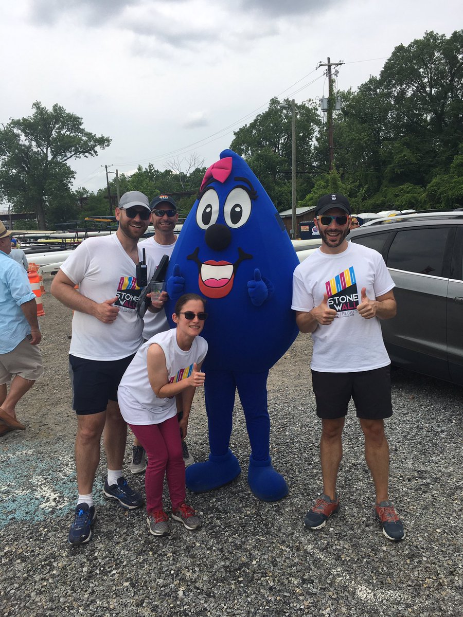dcwater's tweet image. Lots of fun today celebrating the 25th anniversary of the Regatta, and the 50th anniversary of the Stonewall riots. Thanks for having us @dcstrokes ! #StonewallRegatta