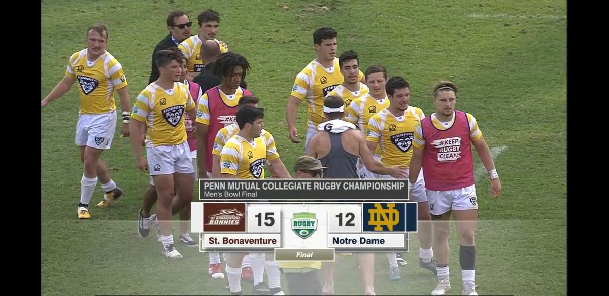 Congrats <a href="/SBURugby/">St. Bonaventure Varsity Rugby</a>!!! #Unfurl