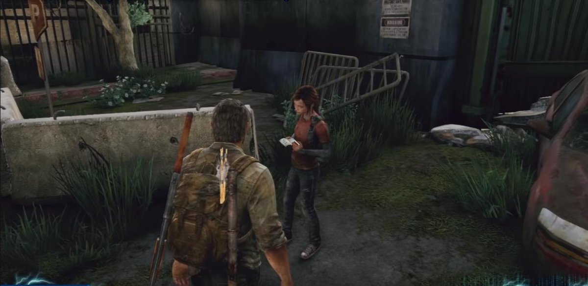 jordan_TLOU's tweet photo. When Ellie tells jokes to Joel, the only one to which he actually reacts is the one about divorce. This may be a hint about his past. #PlayingWithTheEnd19 https://t.co/gmS4dRZ0KJ