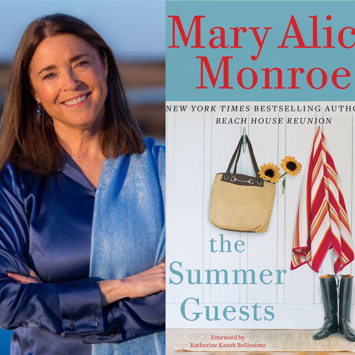 BNMountPleasant's tweet photo. We are excited to welcome back @maryalicemonroe to sign copies of her newest #novel, The Summer Guests at 4pm on June 11th. Come for the discussion and get your book signed!
@CityCharleston @bnbuzz #mtplife #yeathatbn @bnmagic #summer #beach #beachhouse #reading #books https://t.co/dm7J1dOxFd