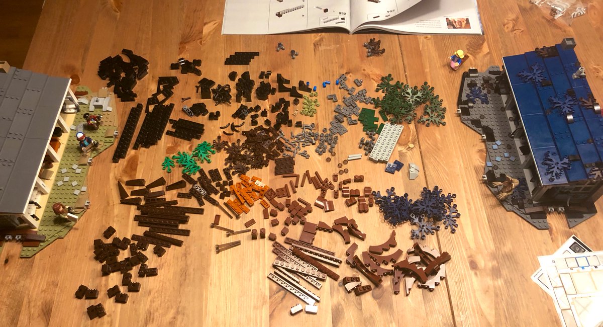 Alex_Pieper's tweet image. Final stage of an awesome #lego set laid out. Was an amazing Build for couples as you could build it together because of its design which fits perfectly for #localcoop. I wonder if this was by design @justinramsden 🤔 anyhow great set my wife and me had plenty of fun 
🙂
🙃