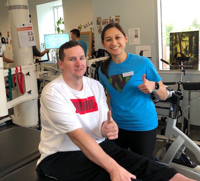 neuromotionpt's tweet photo. Shout out to our latest #UBC student Bea Francisco.  Bea started two weeks ago and we don’t know what we would do without her. Clients and staff love her friendly, positive personality. Hard to believe this is Bea’s first practicum! ❤️ https://t.co/BusTmMVWZl