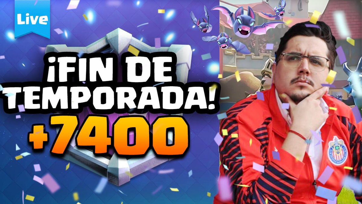 El directo de fin de temporada comenzará a las 8PM hora de CDMX y será transmitido en mi canal de YouTube youtube.com/channel/UCh3b0… estaremos viendo pros en el top ladder hasta que se acabe la season. 1/3 RT