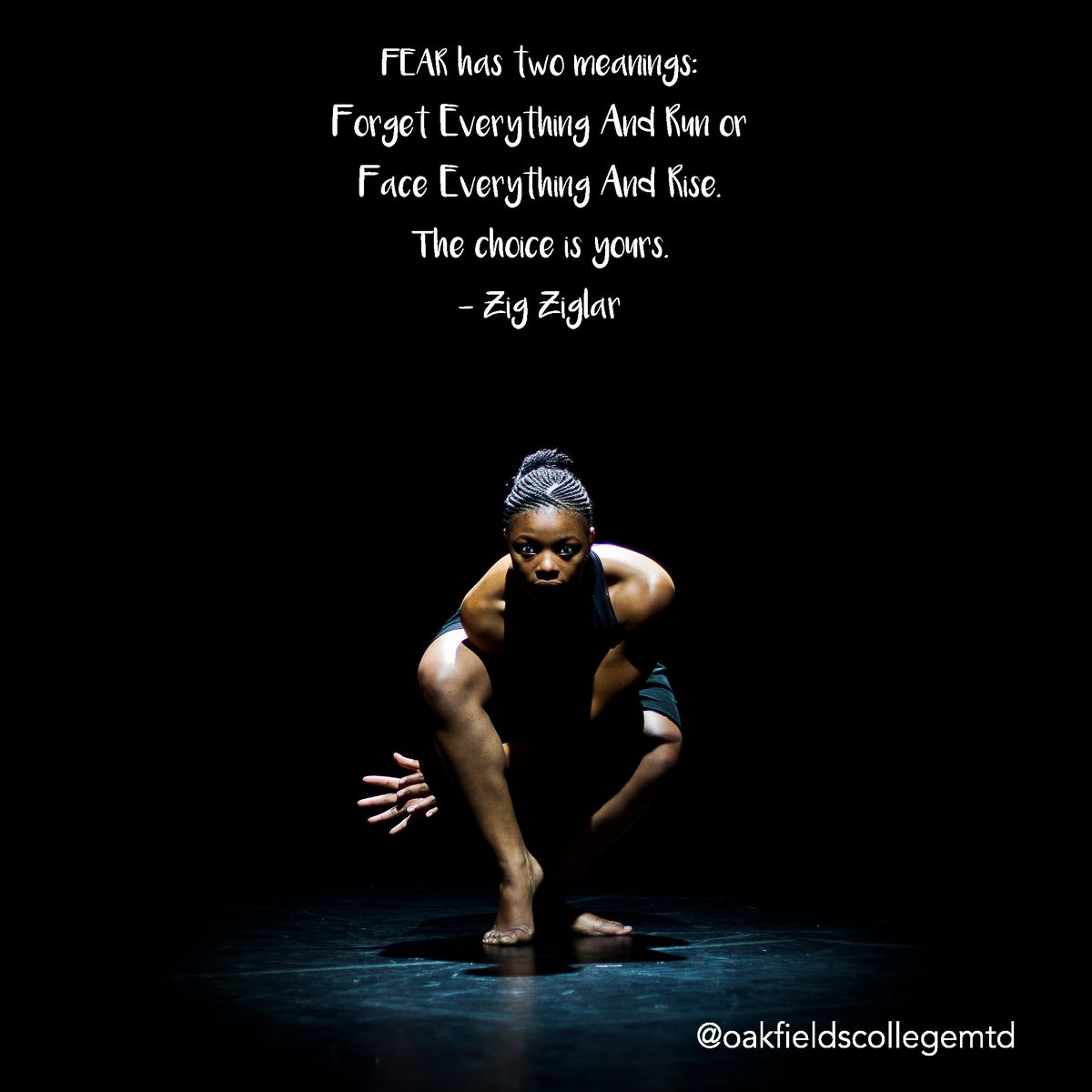 MiDeWestcoast's tweet photo. RT @OC_Dance_MT: #MondayMotivation
Student content contributor: Chane Wilhelm
#theatreoaks #oakfieldsMTD #MondayMotivation #instadaily #theatrelife #musicaltheatre #performingarts #fearless #performer #rise #sing #dance #act https://t.co/AyPPvPSMWv