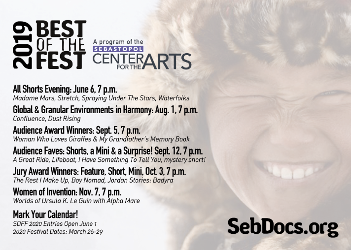 SebastopolDocs's tweet photo. We are so excited to be bringing back our Best of the Fest series! Kick off the fun with us tomorrow at 7pm, we can't wait share these incredible films with you!

#bestofthefest #lifeopensup #oursonomacounty #documentary #sebastopol #sdff #sebdocs https://t.co/TjLd5GAkjQ