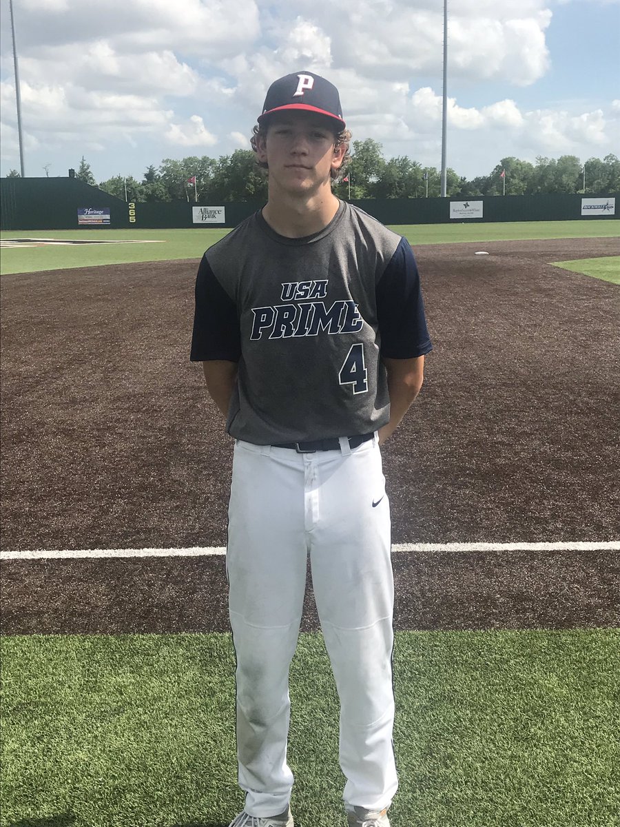 FiveTool's tweet photo. @FiveToolTexas F: @USA_PrimeBB 16U Shepherd 7, Texas Oilers 16U Hamblin 1
PoG: @DallasMacias4 4IP, 8K, 2H, ER
Hitter: Cooper Roch 3-4, RBI, 2R
Hitter of game: 
Notable: David Reyna 1-2, 2B, 2 RBI | Cade Irwin 2-3, 2 RBI | William Crillis 1-2, RBI https://t.co/yap0reIlnl
