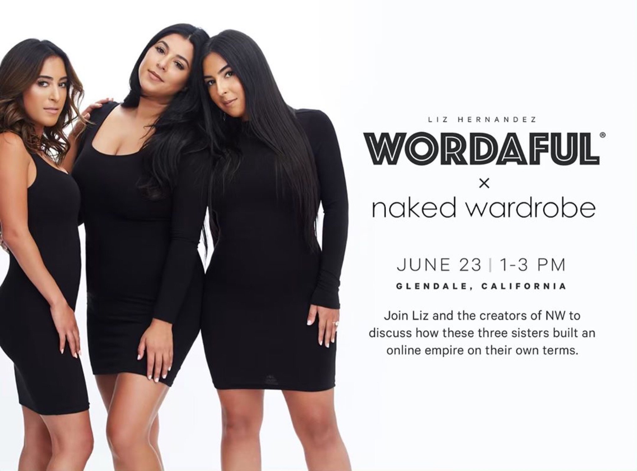 Naked Wardrobe on X: The three founders & sisters behind