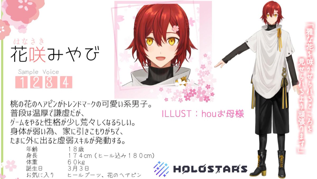 ホロスターズの公式さんがRTをしてくれたのでもう一度ちょっとした自己