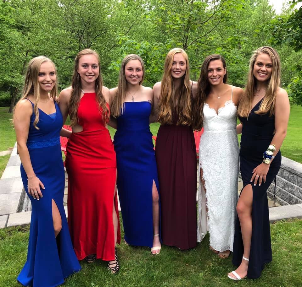 Some of our beautiful Lax players took on prom yesterday!!