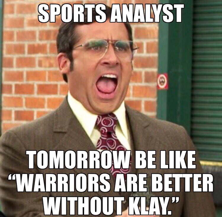 DunsonAllen's tweet photo. #NBAFinals #KlayThompson https://t.co/pFJ0gn8UWb
