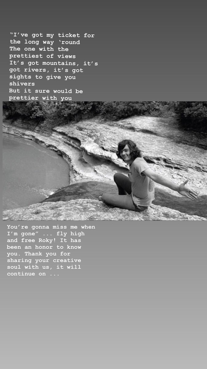 Fly high and free Roky Erickson! #yourgonnamissme